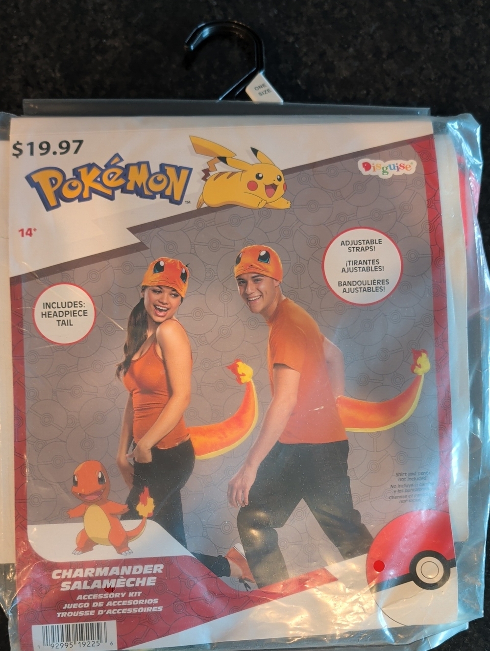 Pokemon Charmander Accessory Set - Orange